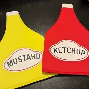 Costume Hats - Ketchup & Mustard